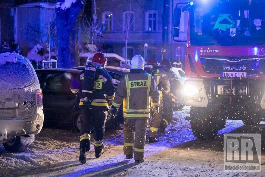 Nowogrodziec: Palił się skład budowlany