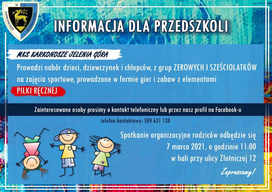 Region: Zaproszenie dla przedszkolaków