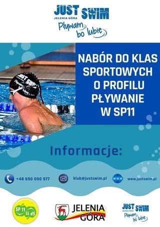 Jelenia Góra: Nabór do pływackiej klasy sportowej