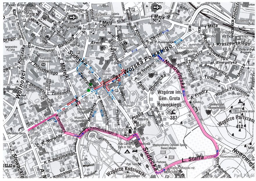 Jelenia Góra: Zmiany w ruchu w centrum miasta