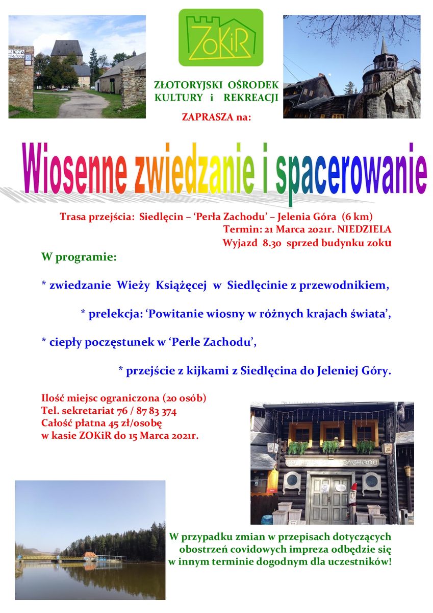 Złotoryja: Powitanie wiosny z ZOKiR–em