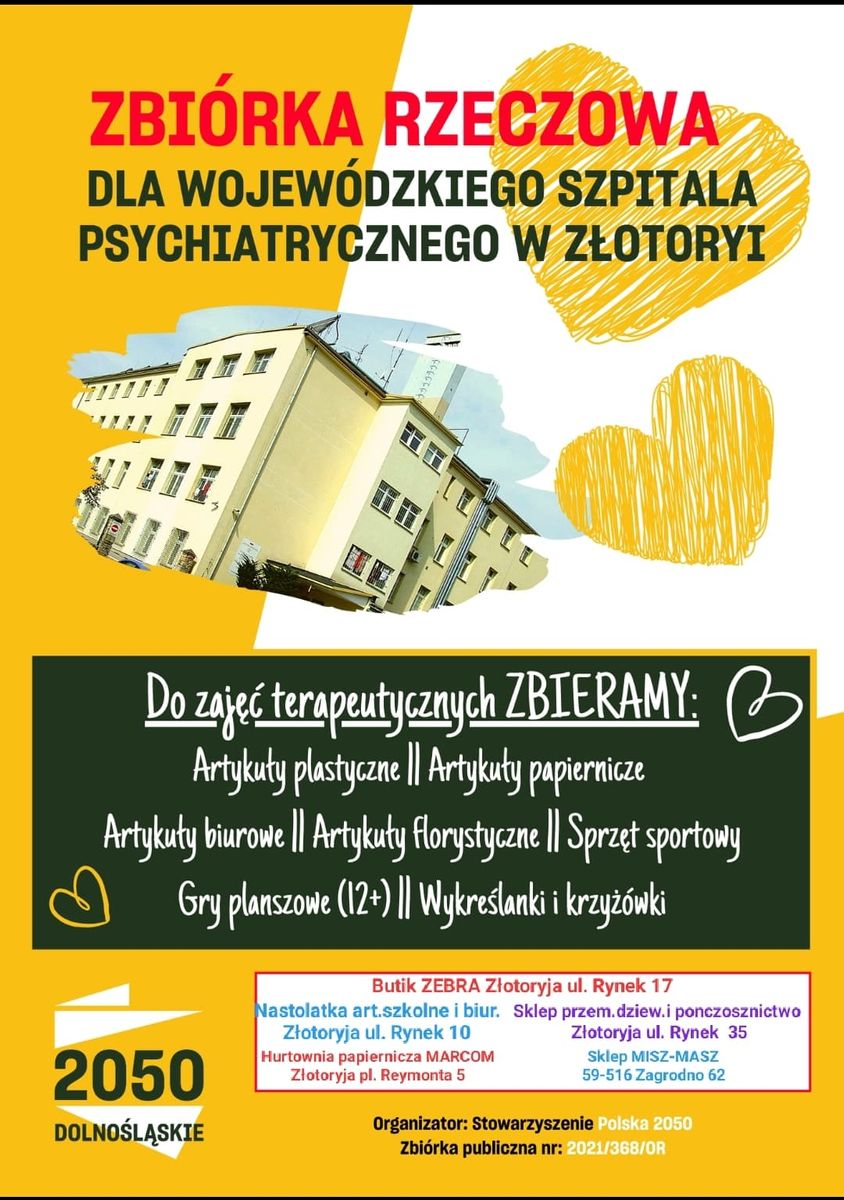 Złotoryja: Zbiórka dla szpitala