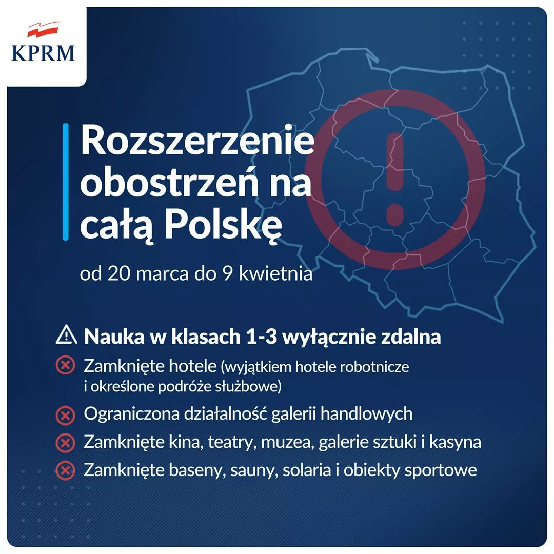 Jelenia Góra: Rząd znowu ogranicza działalność