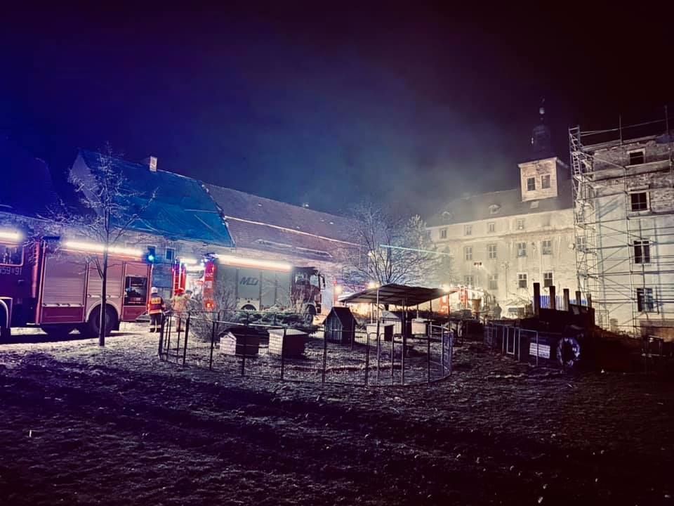Dziwiszów: Pożar w ośrodku DIOZ