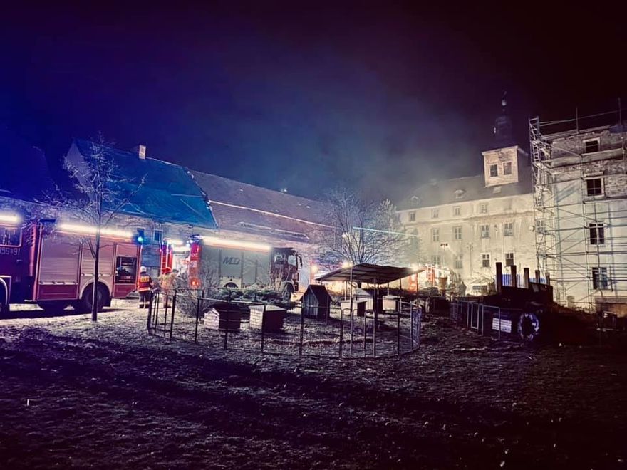 Dziwiszów: Pożar w ośrodku DIOZ