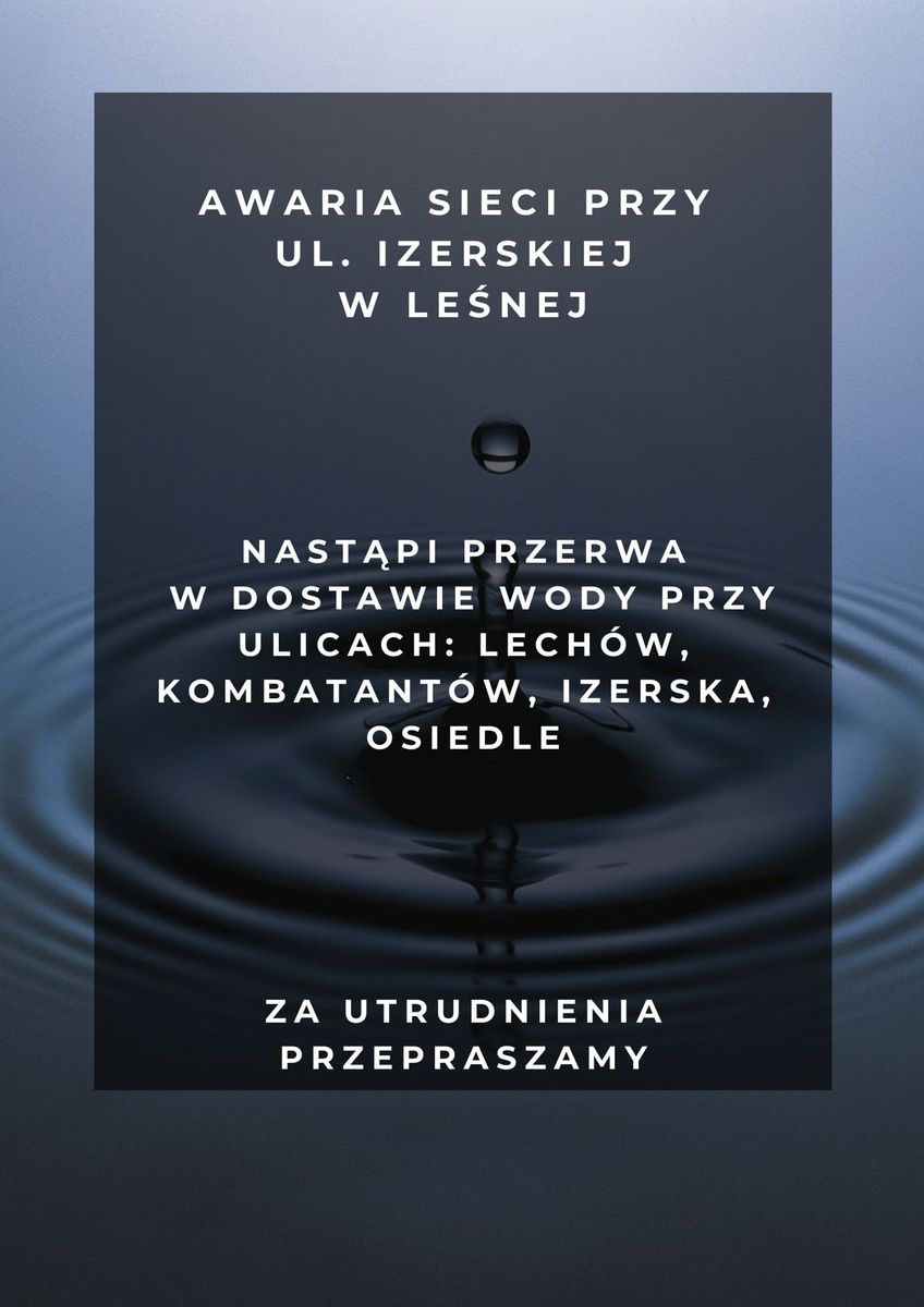 Leśna: Nie będzie wody