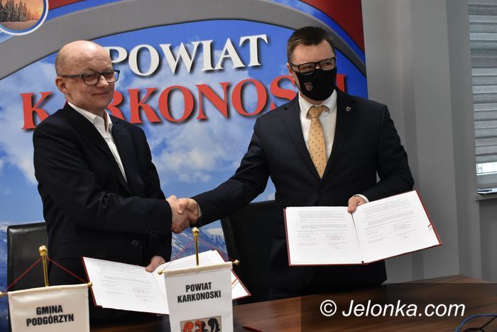 Podgórzyn: Działka pod remizę od starostwa powiatowego
