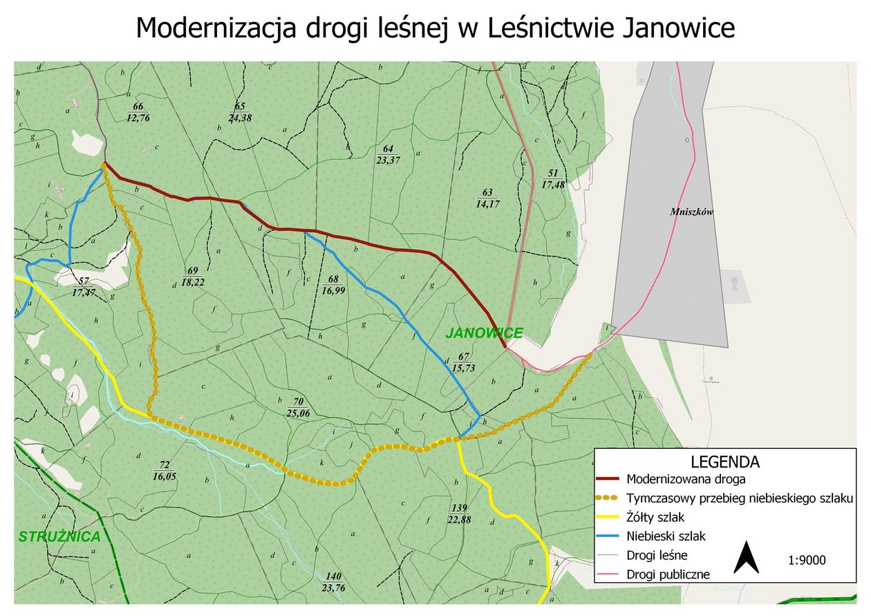 Janowice Wielkie: Remont drogi leśnej w Rudawach