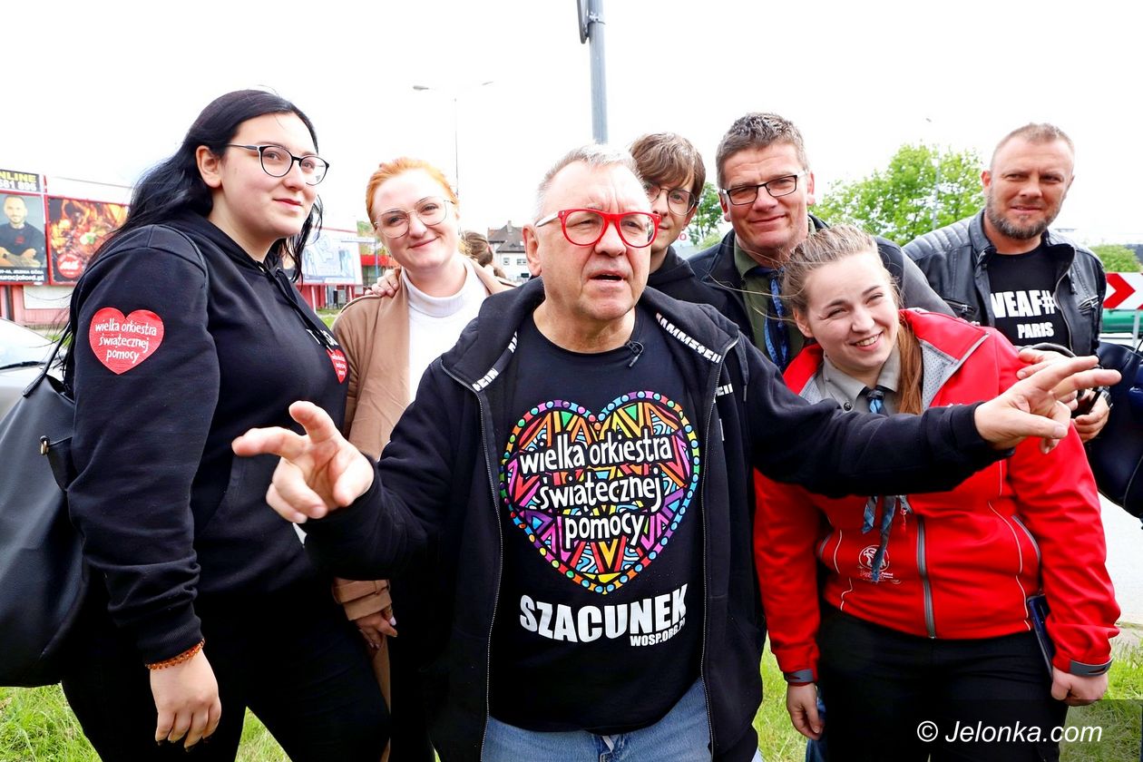 Jelenia Góra: Rondo WOŚP otwarte z udziałem Jurka Owsiaka