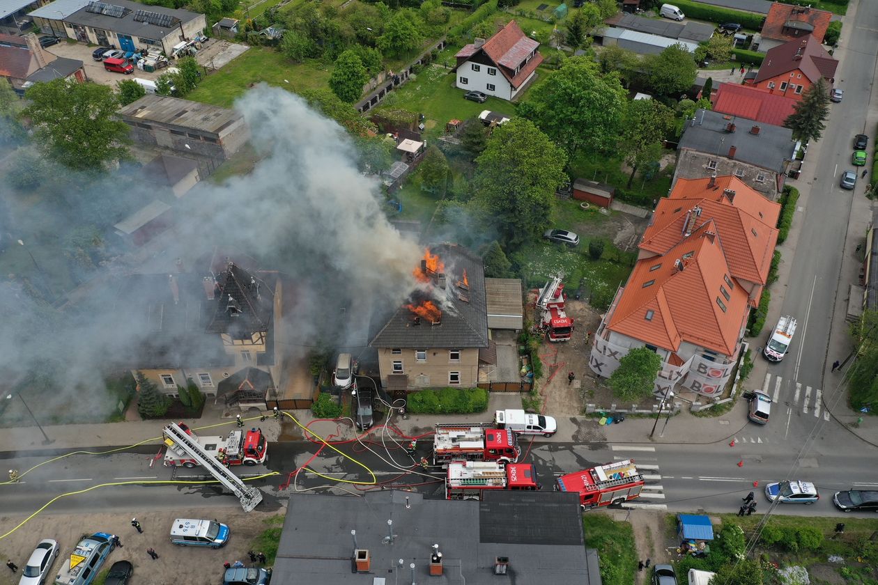 Jelenia Góra: Pożar przy Karola Miarki