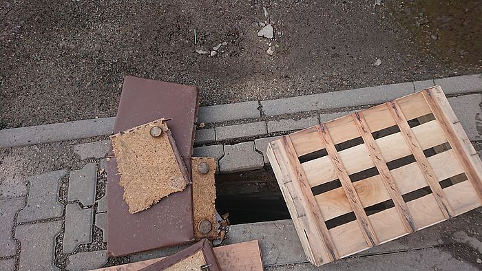 Jelenia Góra: Wyrwa przy żłobku