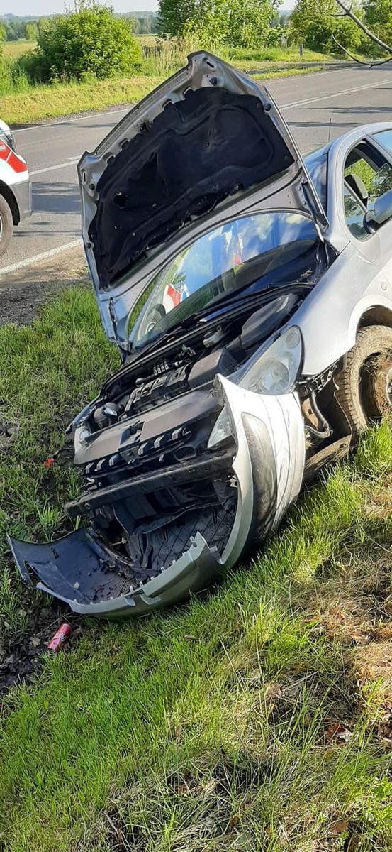 Mroczkowice: Wypadek na drodze