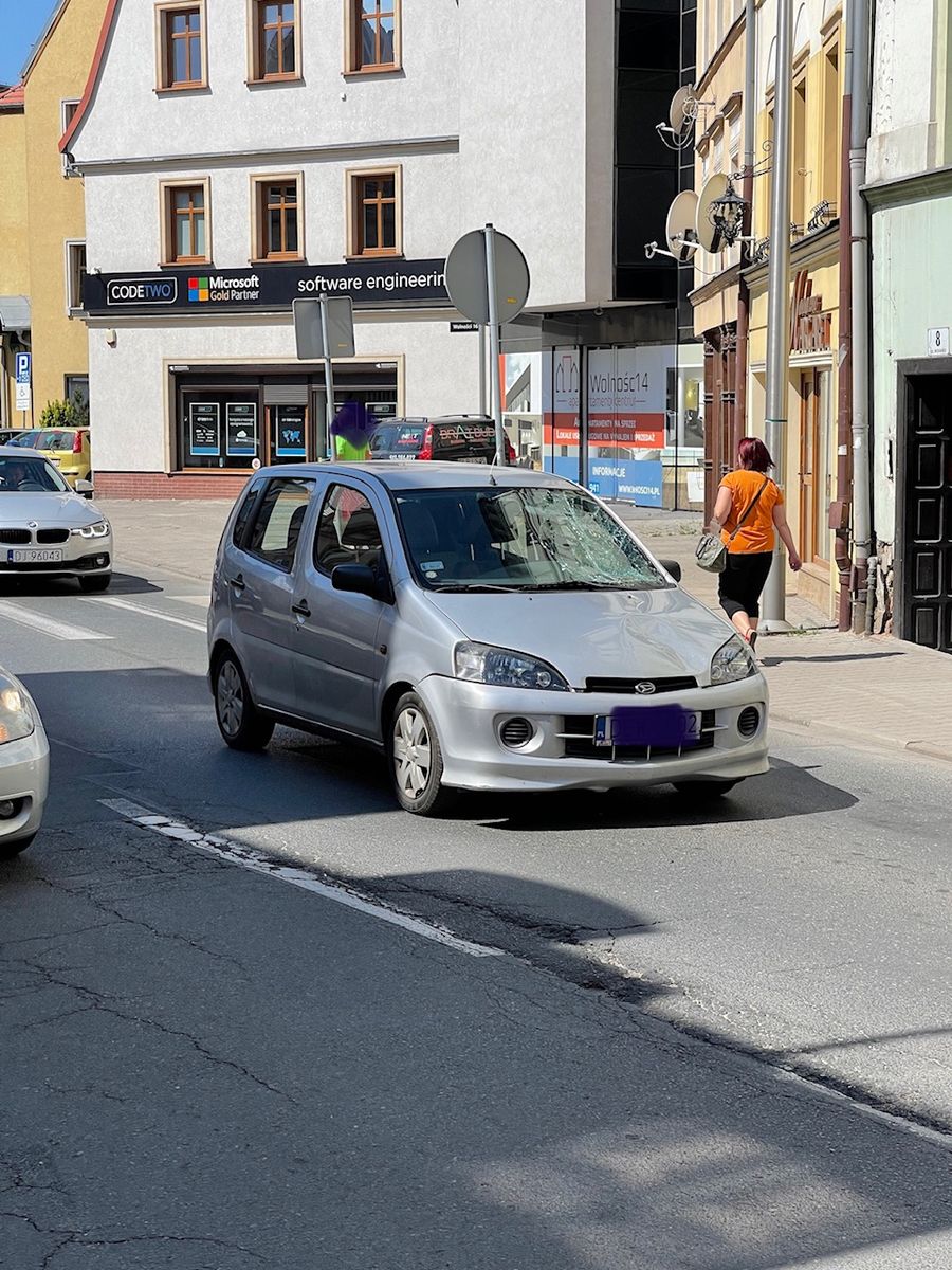 Jelenia Góra: Potrącenie na Wolności