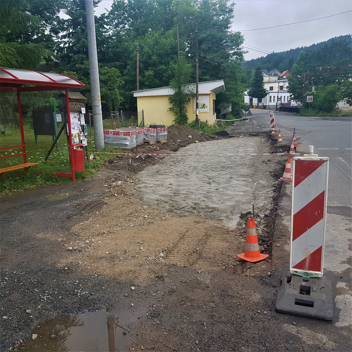 Podgórzyn: Przebudowa zatoczki