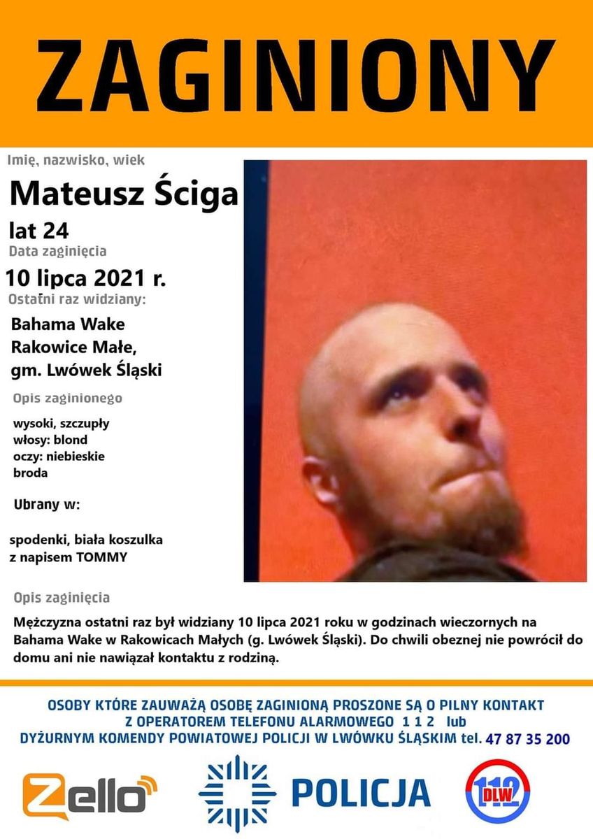 Rakowice Małe: Zaginął mężczyzna