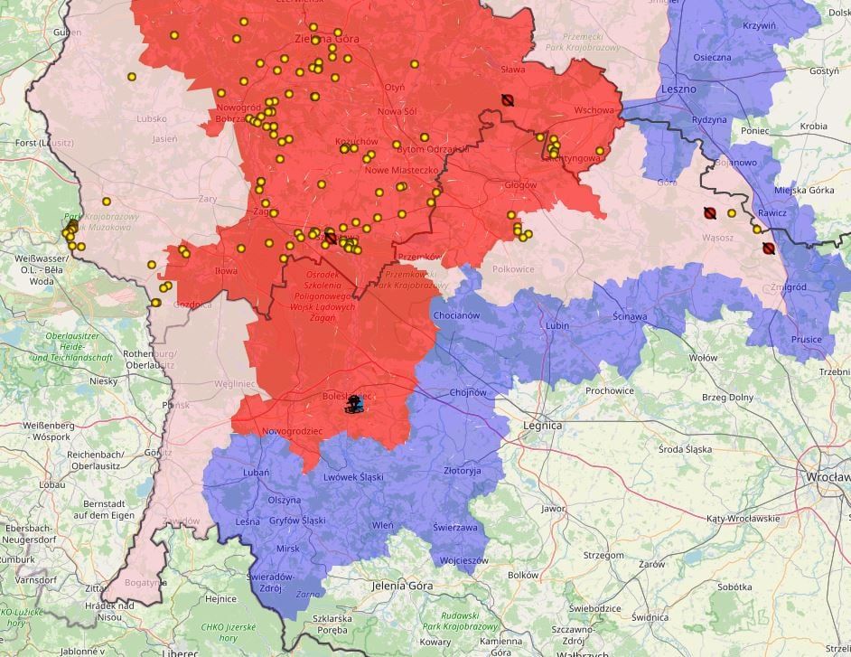 Powiat Bolesławiecki: Powiat zagrożony ASF