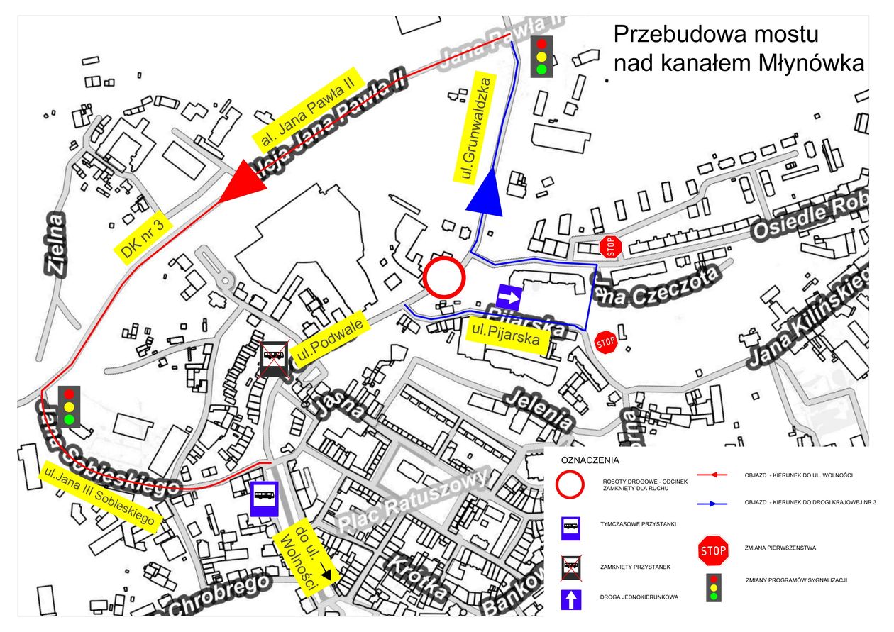 Jelenia Góra: Uwaga: zmiany w ruchu