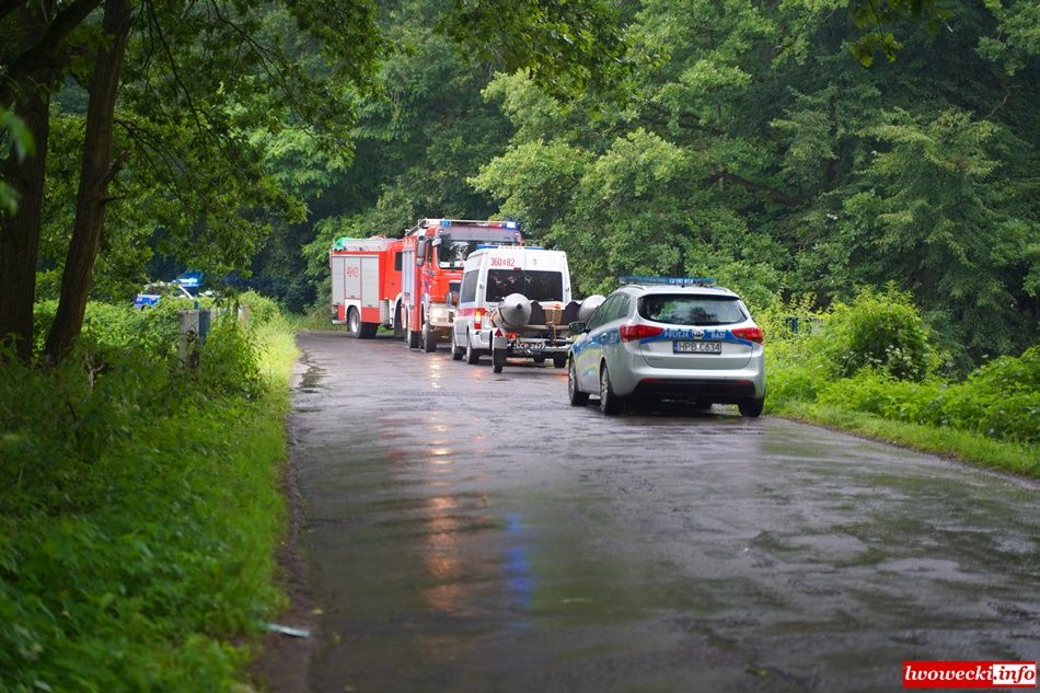 Włodzice Małe: Przeszukiwali koryto rzeki