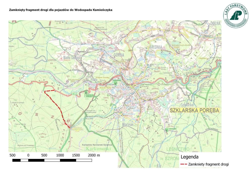 Szklarska Poręba: Utrudnienia na drodze na Kamieńczyk