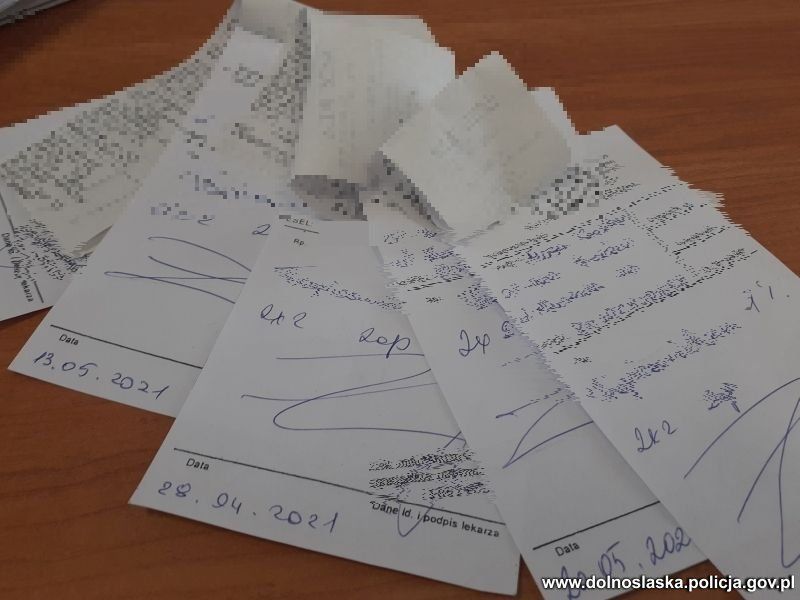 Bolesławiec: Zarzuty za sfałszowanie recept