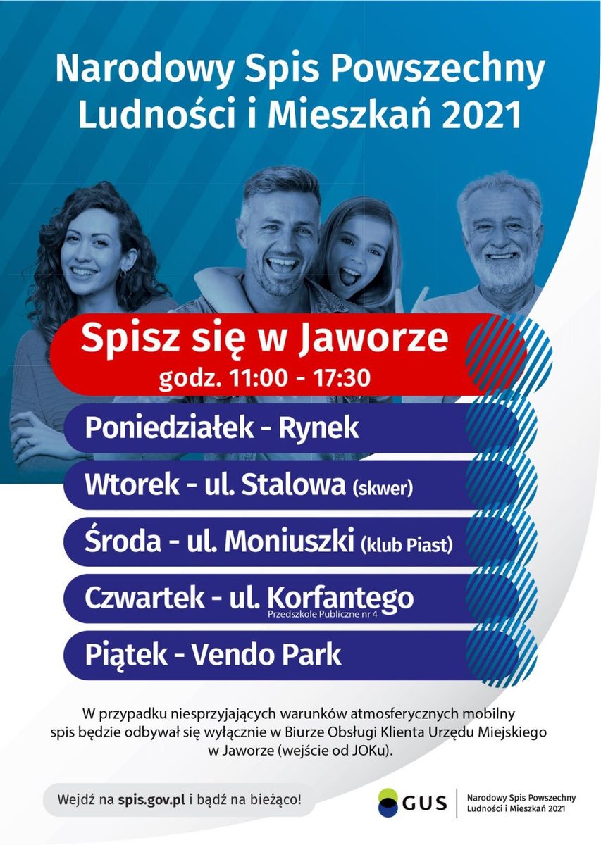 Jawor: Mobilny punkt spisowy