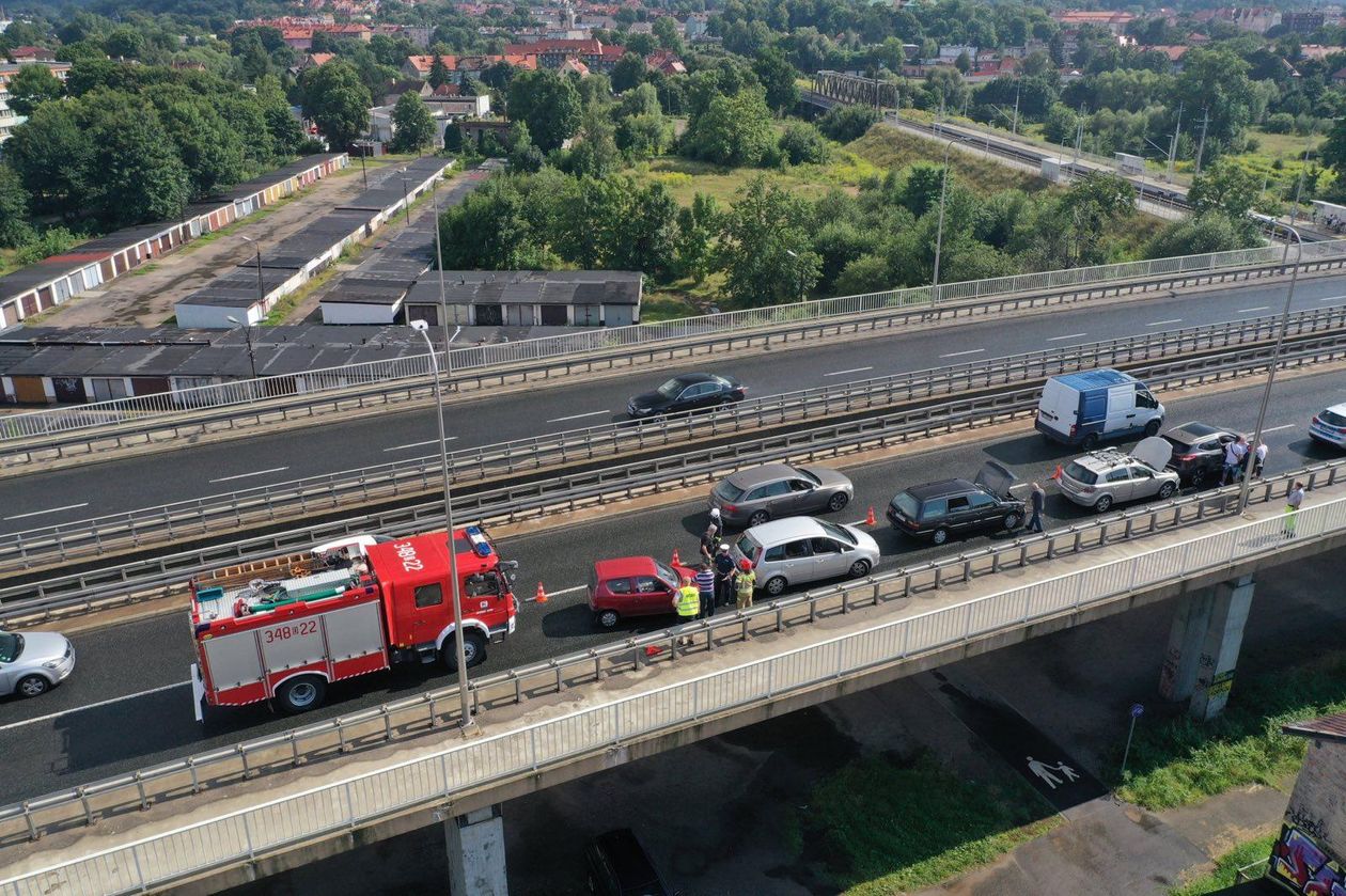 Jelenia Góra: Zderzyło się pięć aut