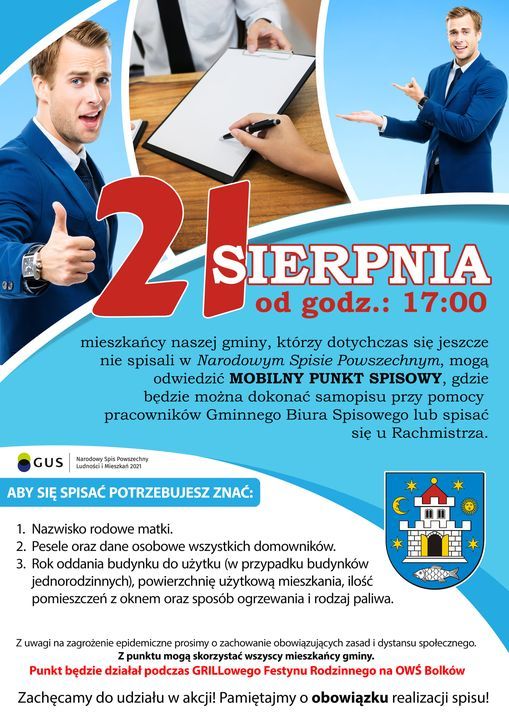 Bolków: Mobilny punkt spisowy
