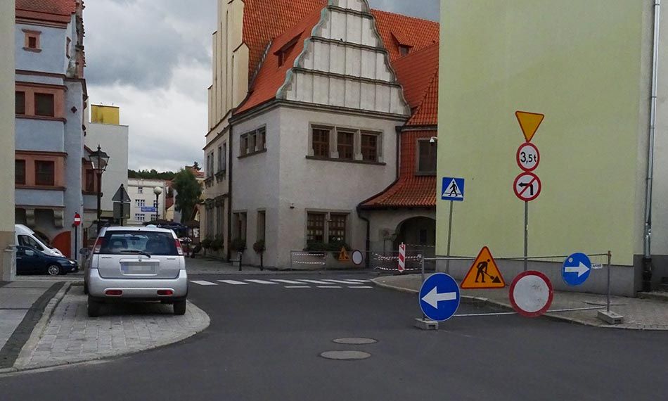 Lwówek Śląski: Utrudnienia w centrum miasta
