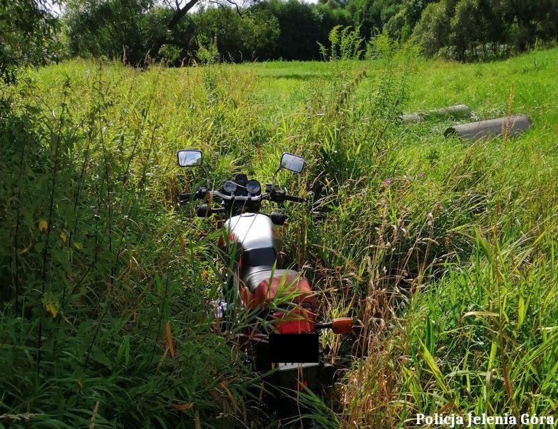 Mysłakowice: Motocyklista nie uciekł