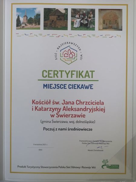 Świerzawa: Kościół z certyfikatem