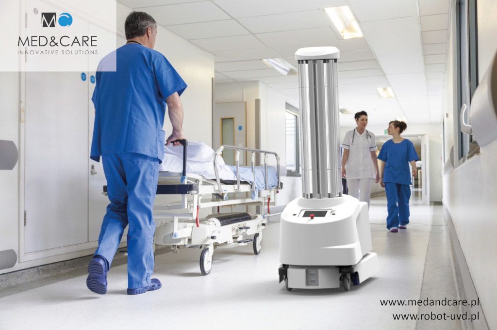 Kowary: Robot wsparciem przeciw covidowi w "Bukowcu"