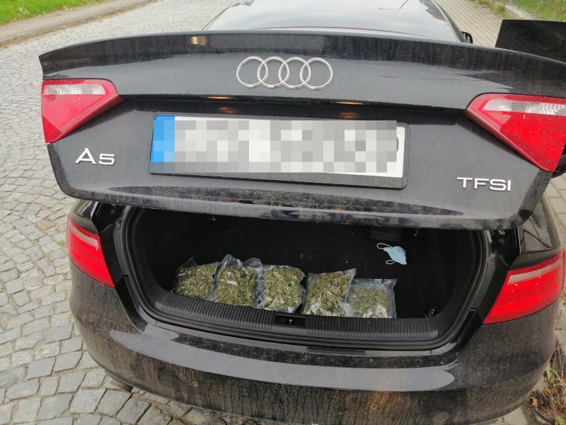 Zgorzelec: Auto pełne marihuany