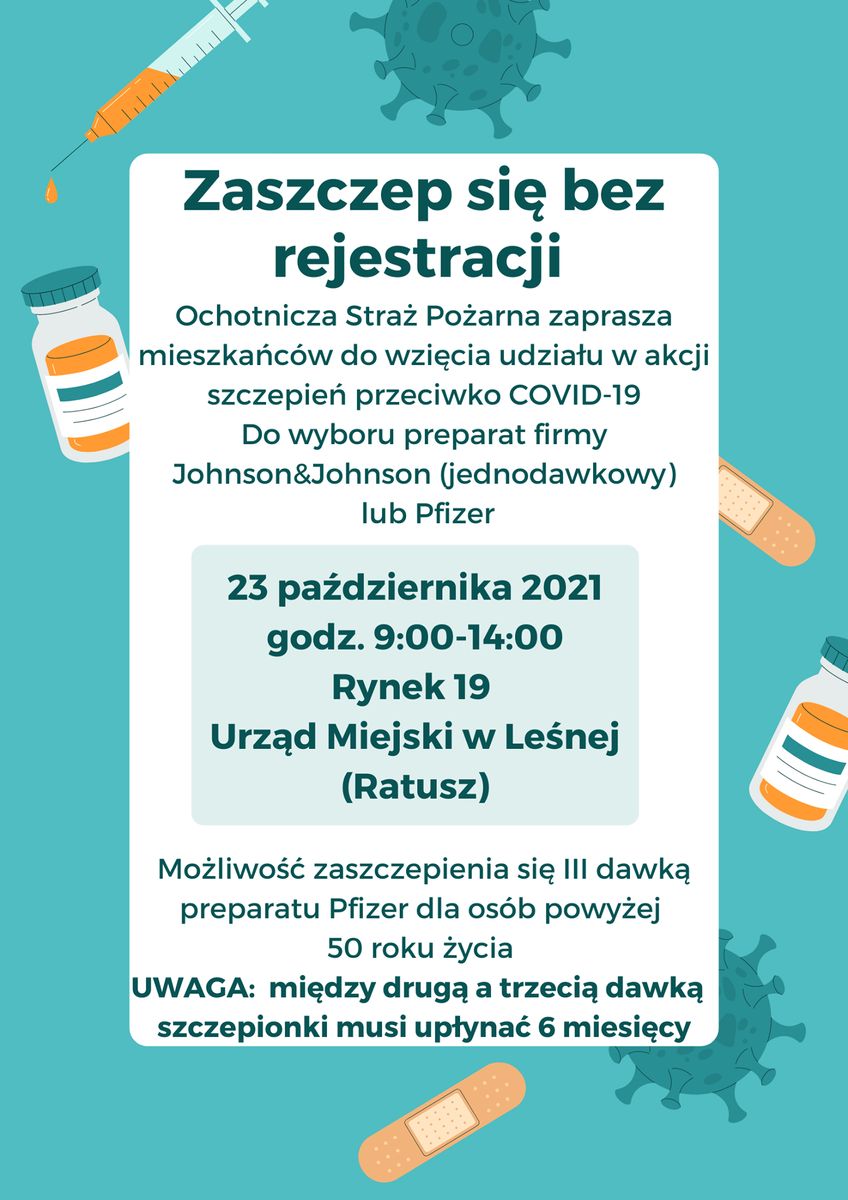 Leśna: Będą szczepić