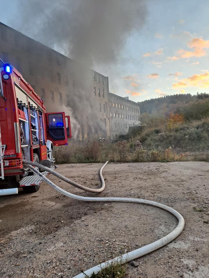 Marciszów: Pożar pustostanu