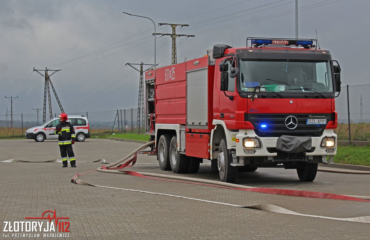Złotoryja: Pożar w lakierni