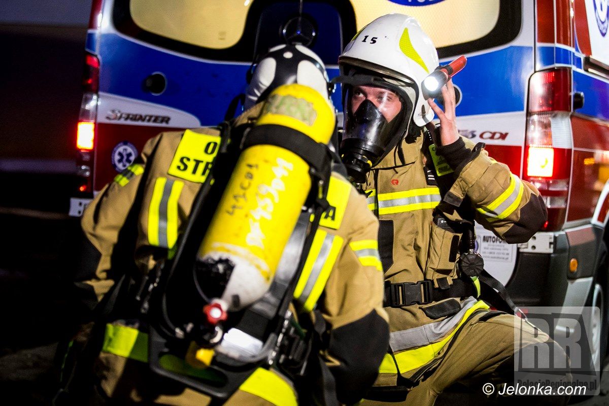 Gmina Kamienna Góra: Paliła się szafka