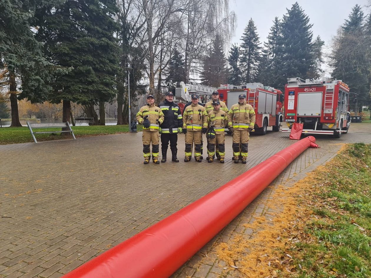 Kamienna Góra: Zapora dla strażaków