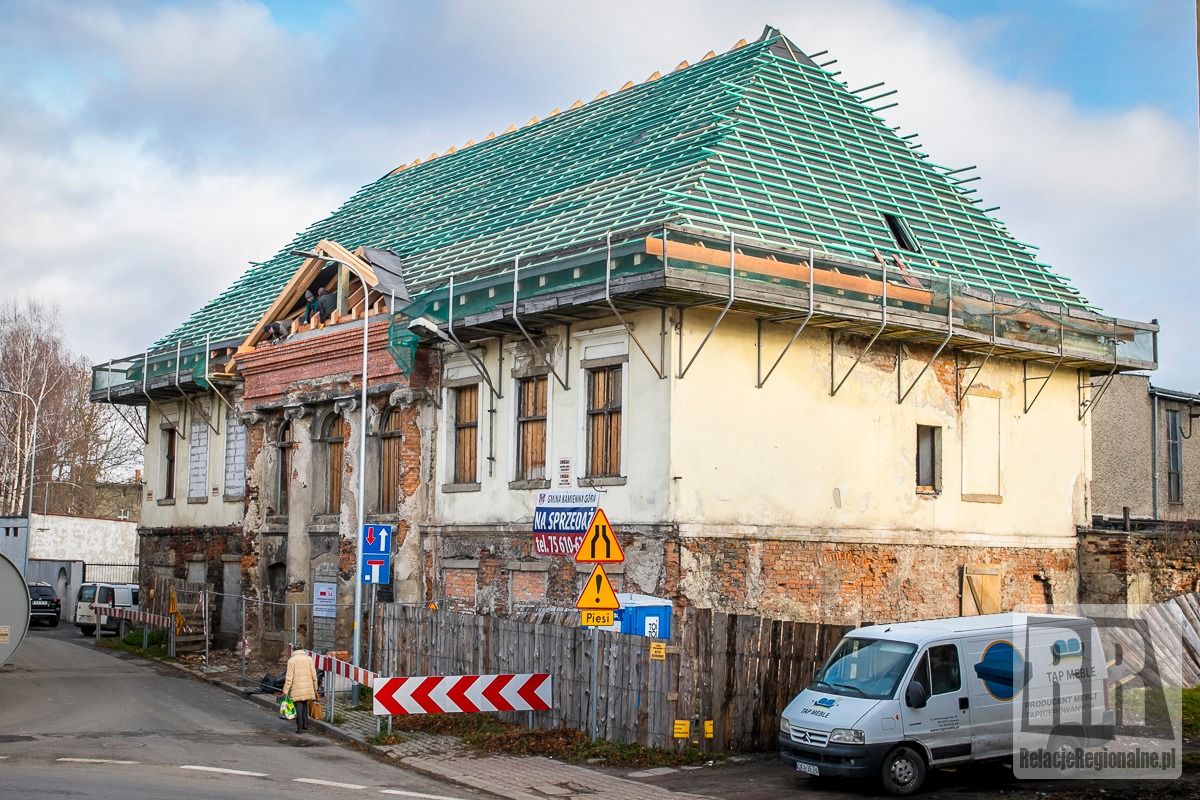 Kamienna Góra: Dom Loży w remoncie