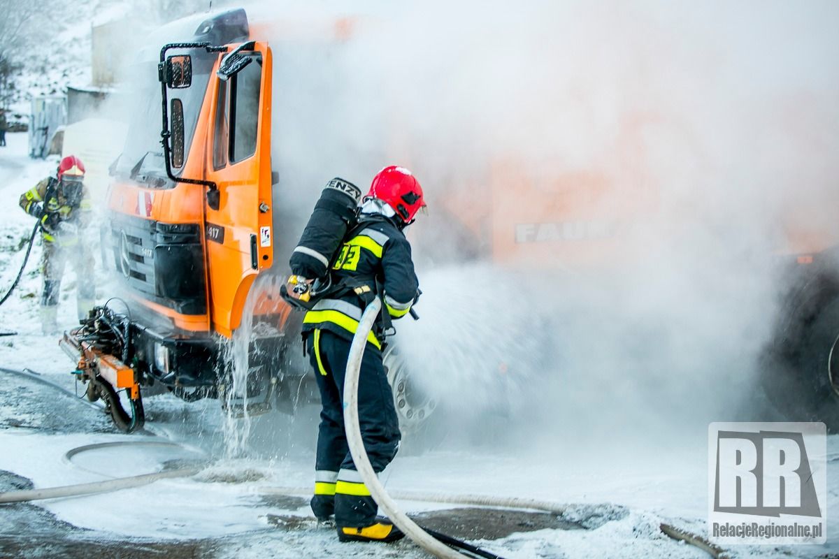Ptaszków: Palił się samochód