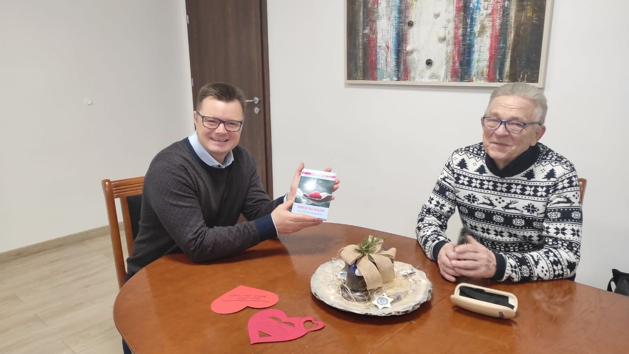 Powiat: Starosta gościł przyjaciela dzieci Ryszarda Kiełka