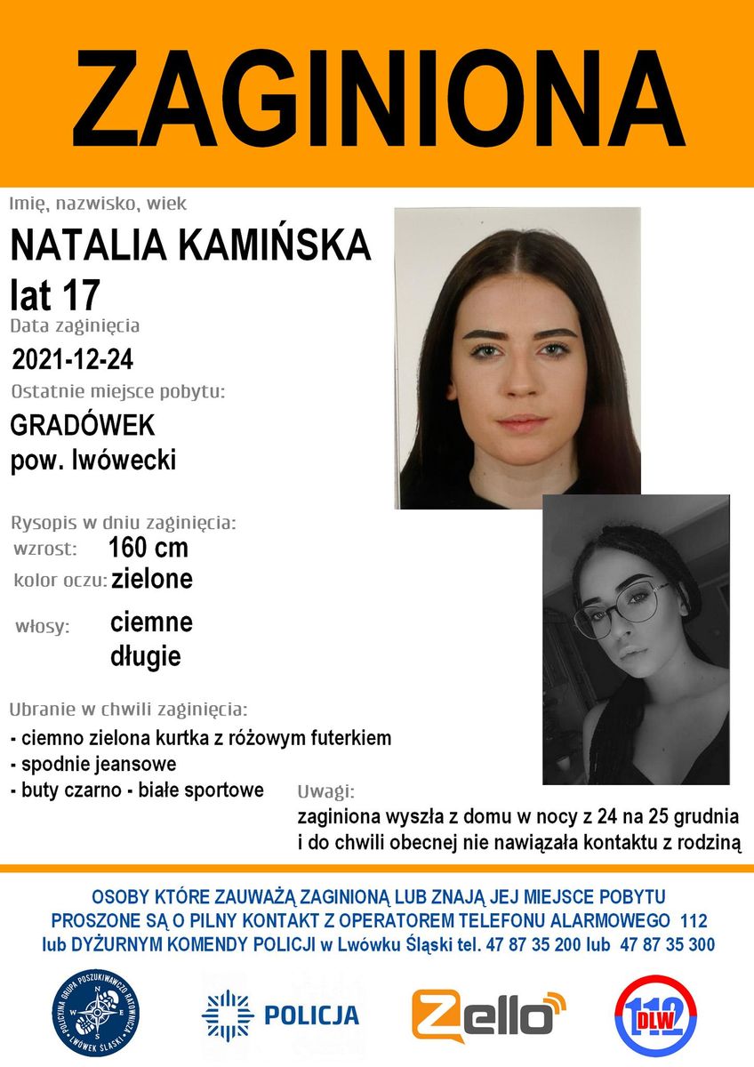 Lwówek Śląski: Zaginęła nastolatka