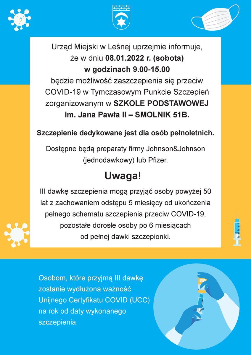 Smolnik: Będą szczepić