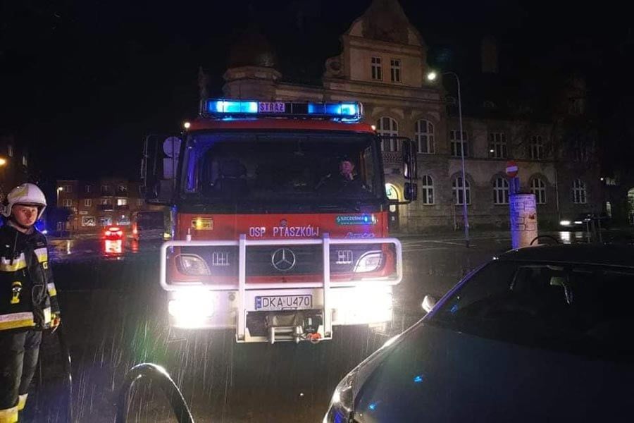 Kamienna Góra: Paliła się piwnica