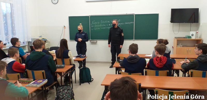 Jelenia Góra: Bezpieczne ferie – spotkanie w SP nr 2