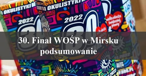 Mirsk: Podsumowanie WOŚP
