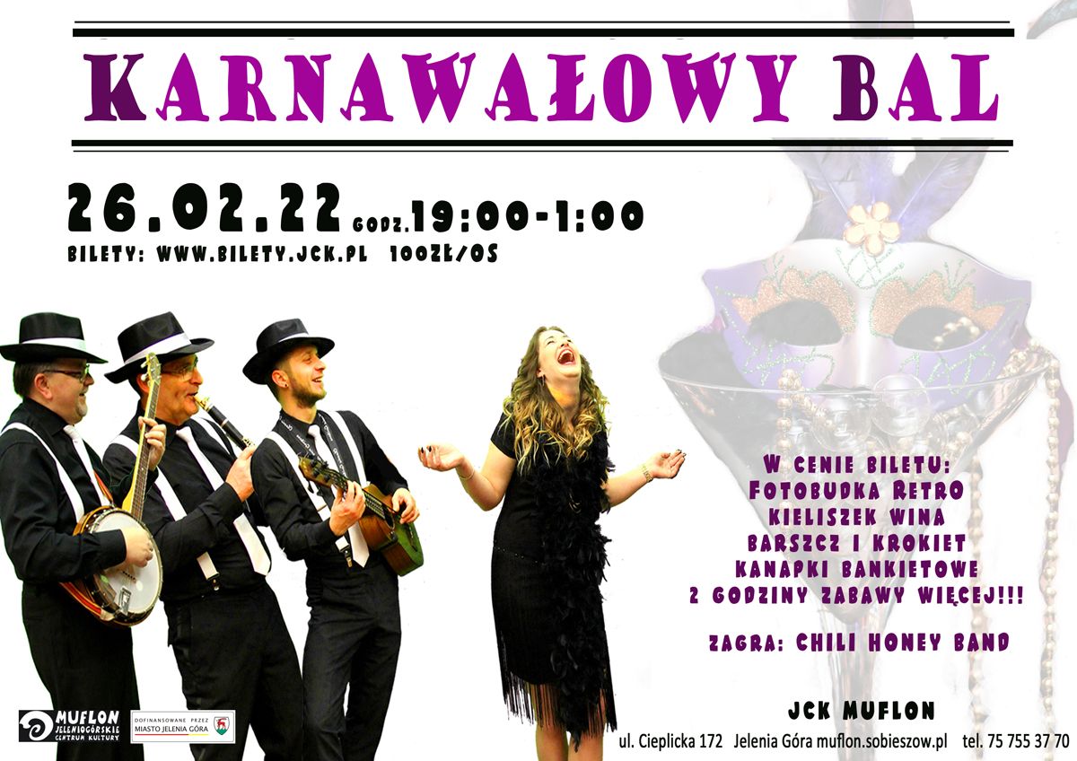 Jelenia Góra: Karnawałowy bal  w JCK Muflon