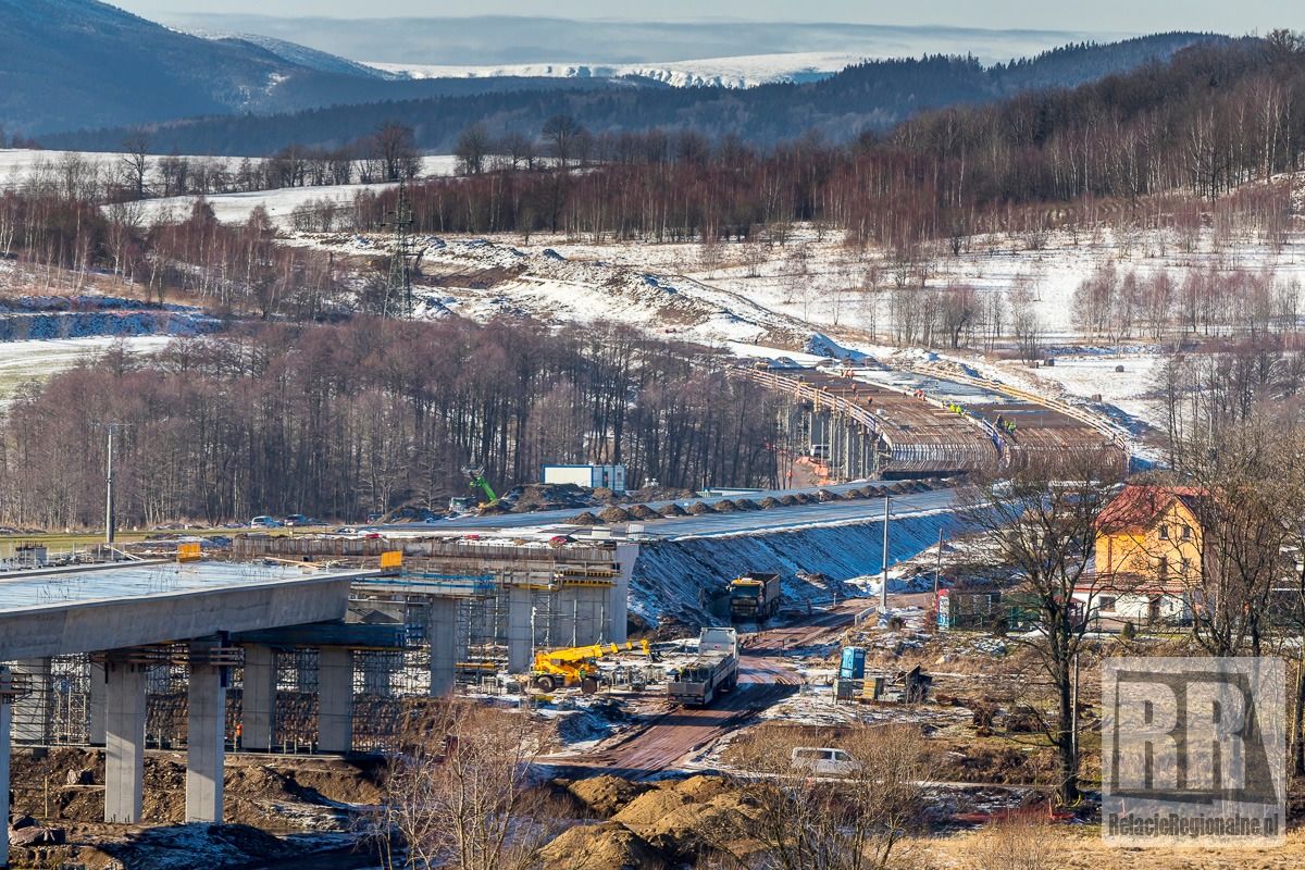 Kamienna Góra: Prace na S3
