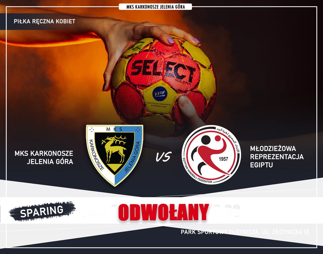 Jelenia Góra: Sparing z Egiptem odwołany