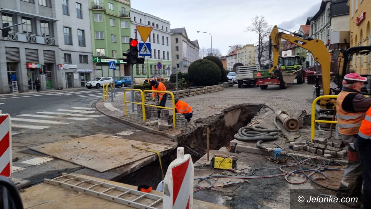 Jelenia Góra: Utrudnienia dobiegają końca