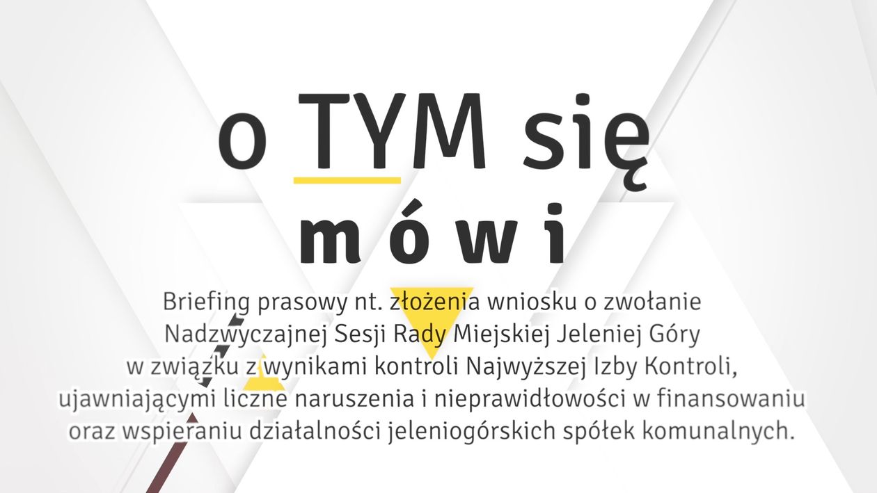 Jelenia Góra: Radni PiS chcą zwołania sesji po kontroli NIK